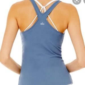Alo Yoga Select Tank | size S | blue